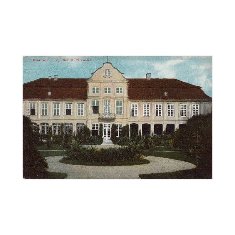 Oliva. Wpr. Kgl. Schloß (Parkseite)