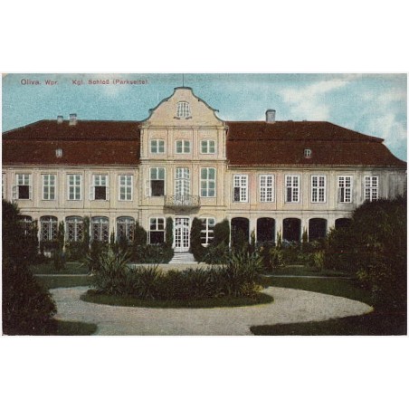 Oliva. Wpr. Kgl. Schloß (Parkseite)