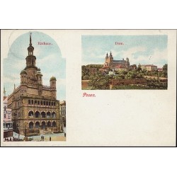Posen. Rathaus. Dom