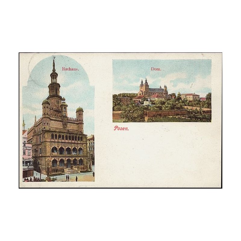 Posen. Rathaus. Dom