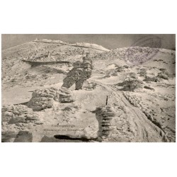 Riesengebirge. Winterbild an der Schneekoppe
