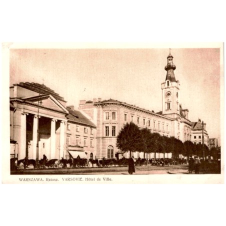 Warszawa. Ratusz. Varsovie. Hôtel de Ville.