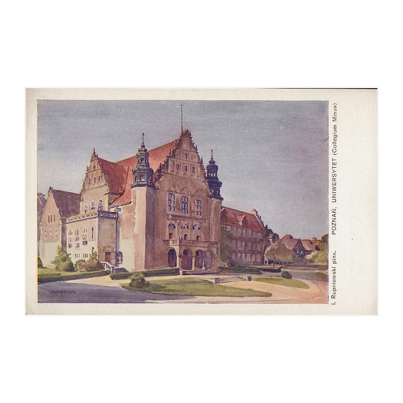 Poznań, Uniwersytet (Collegium Minus) I. Rupniewski pinx