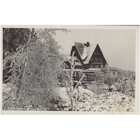 1730. Riesengebirge im Winter. Die Zackelfallbaude