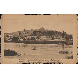 Kraków. Kopiec Kościuszki od strony Zwierzyńca. Krakau. Norbertaner-Kloster und Kościuszko-Hügel