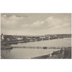 Kowno - Njemen-Brücke [tymczasowy most na Niemnie]