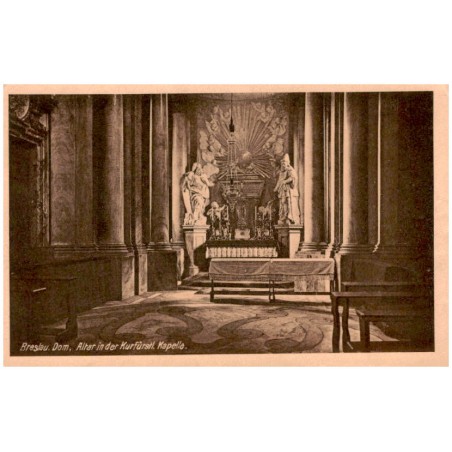 Breslau. Dom, Altar in der Kurfürstl. Kapelle.
