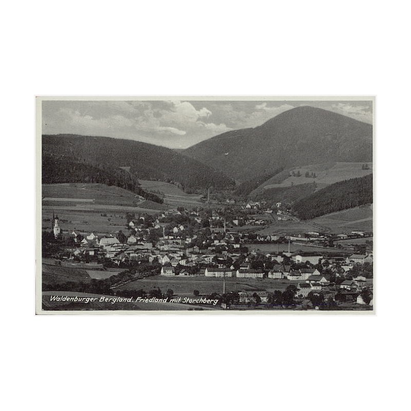 Waldenburger Bergland. Friedland mit Storchberg