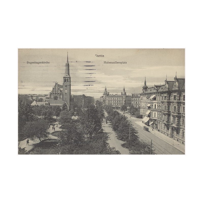 Stettin. Bugenhagenkirche. Hohenzollernplatz