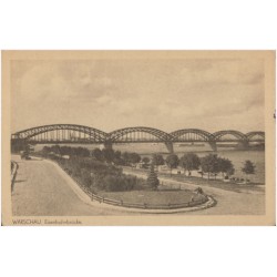 Warschau. Eisenbahnbrücke