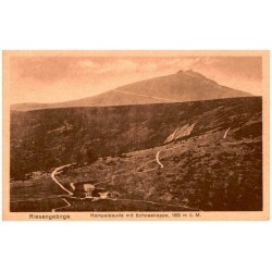 Riesengebirge. Hampelbaude mit Schneekoppe, 1605 m ü. M.