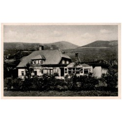 Café Pradler, Steinseiffen i. Rsgb. Telefon: Amt Krummhübel 295. 15 Min. vom Bahnhof Krummhübel