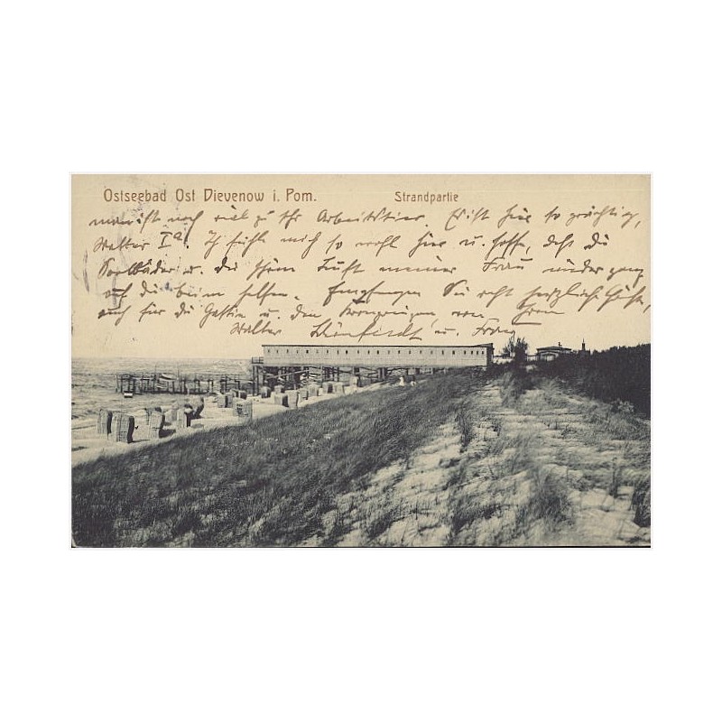 Ostseebad Ost-Dievenow i. Pom. Strandpartie