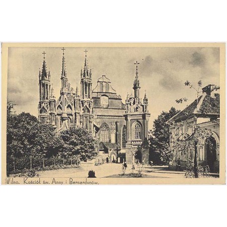 Wilno. Kościół św. Anny i Bernardynów.