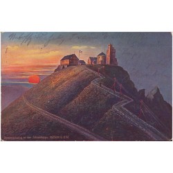Sonnenaufgang an der Schneekoppe 1605 mtr. ü. d. M