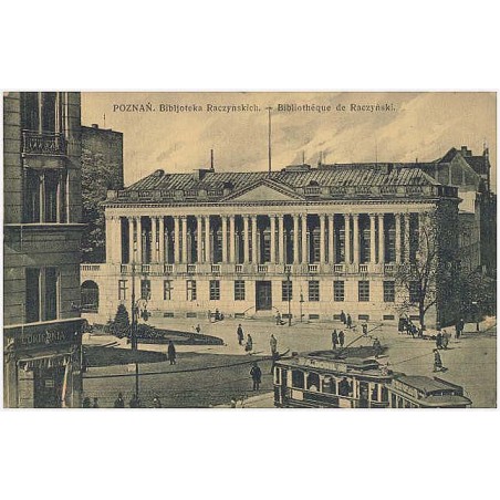 Poznań. Bibljoteka Raczyńskich. - Bibliothéque de Raczyński. Fot. R. S. Ulatowski, Poznań