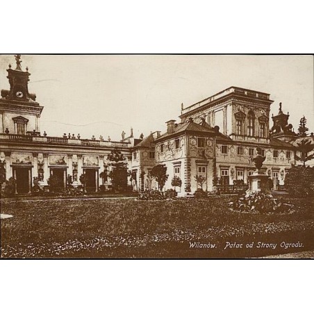 Wilanów. Pałac od Strony Ogrodu