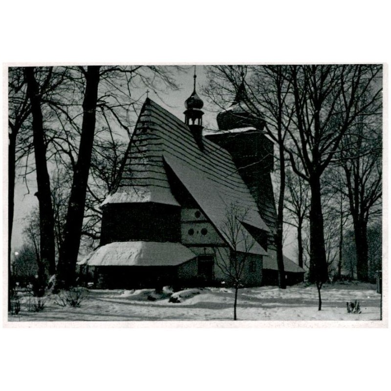 Łaziska powiat rybnicki, Śląsk. Kościół drewniany z 18 w. [...] Fot. Otton Swoboda