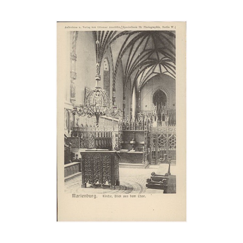 Marienburg. Kirche, Blick aus dem Chor