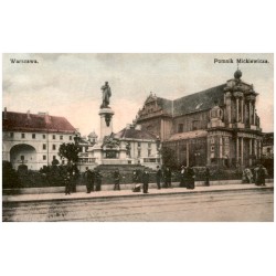 Warszawa. Pomnik Mickiewicza.