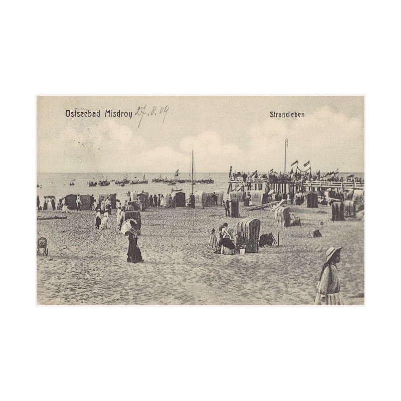 Ostseebad Misdroy. Strandleben