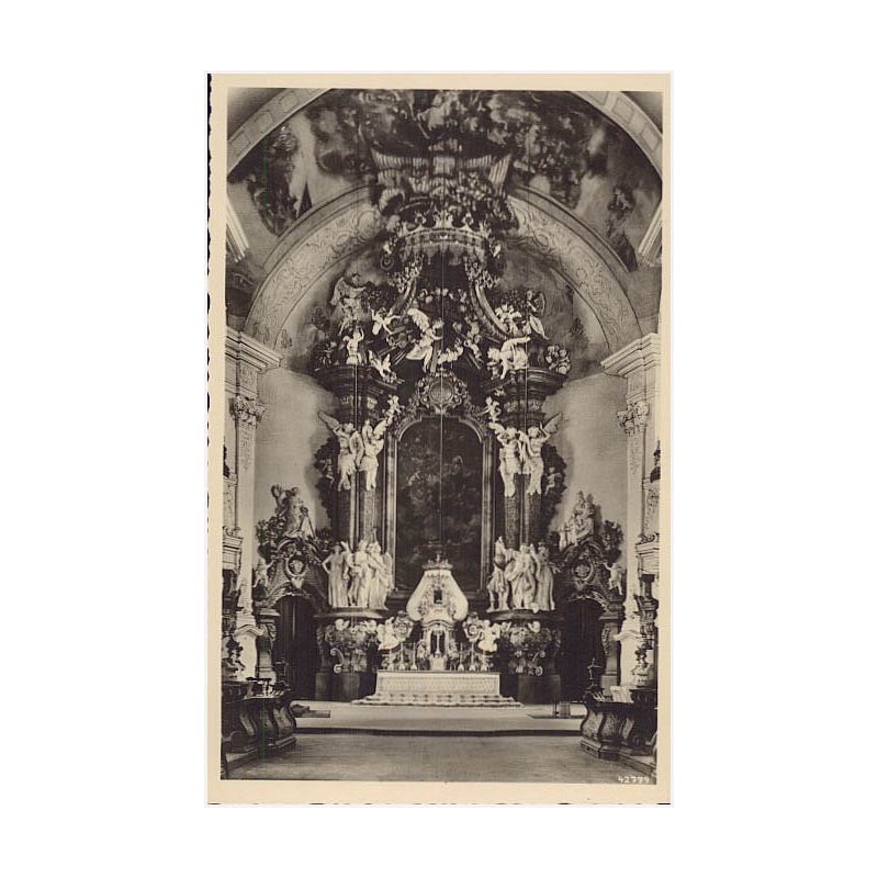 42779 Grüßau i. Schlesien. Hochaltar der Marienkirche