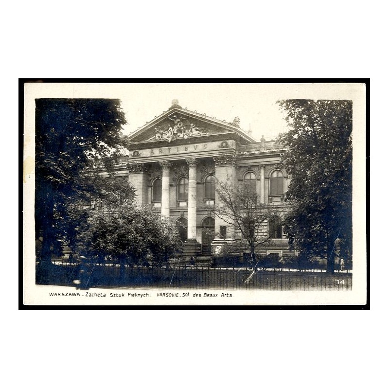 Warszawa - Zachęta Sztuk Pięknych. Varsovie - Ste des Beaux Arts 14