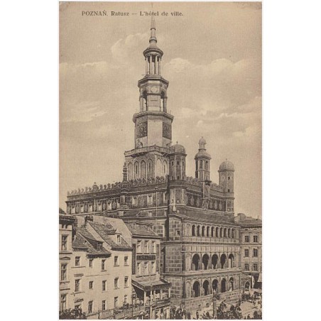 Poznań. Ratusz - L'hôtel de ville. Fot. R. S. Ulatowski