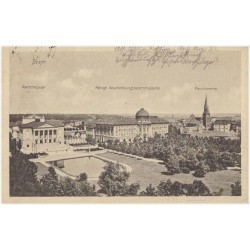 Posen. Stadttheater. Königl. Ansiedelungskommission. Paulkirche