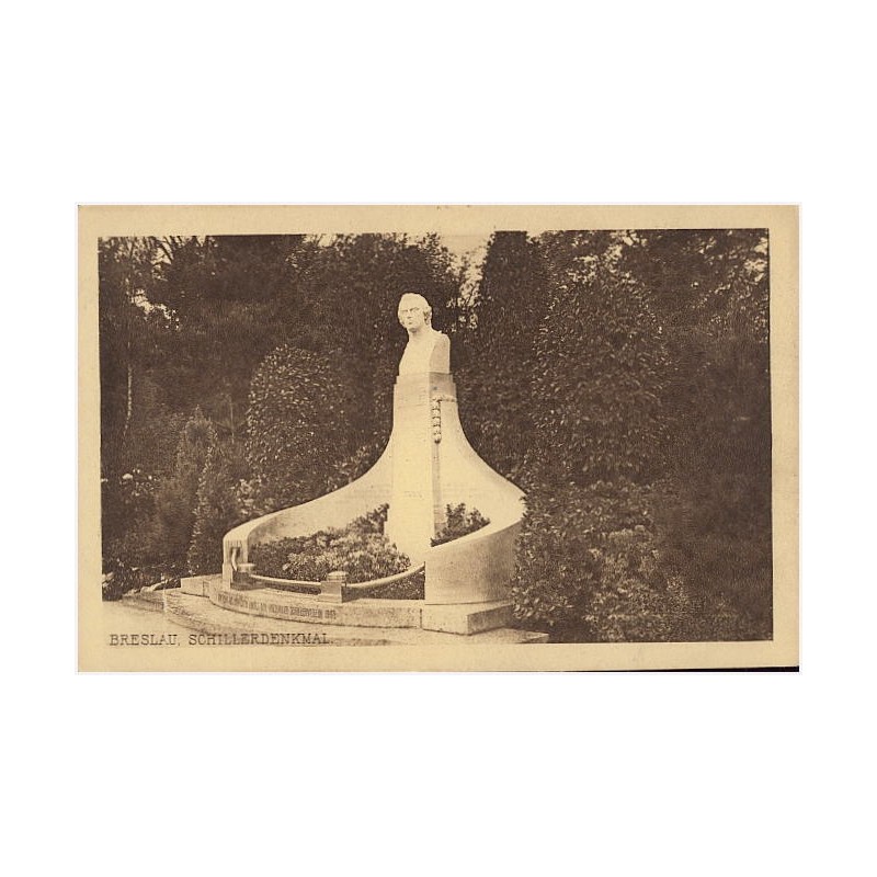 Breslau. Schillerdenkmal