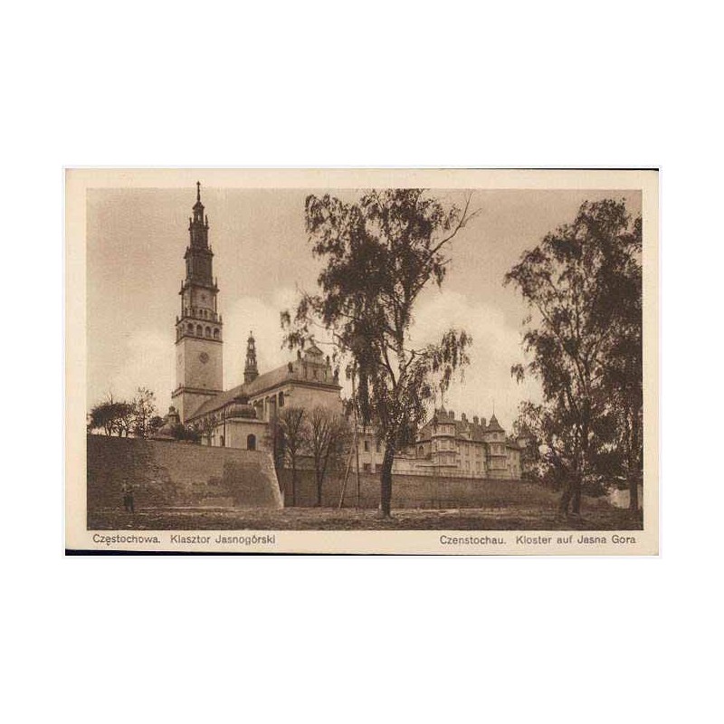 Częstochowa. Klasztor Jasnogórski Czenstochau. Kloster auf Jasna Gora