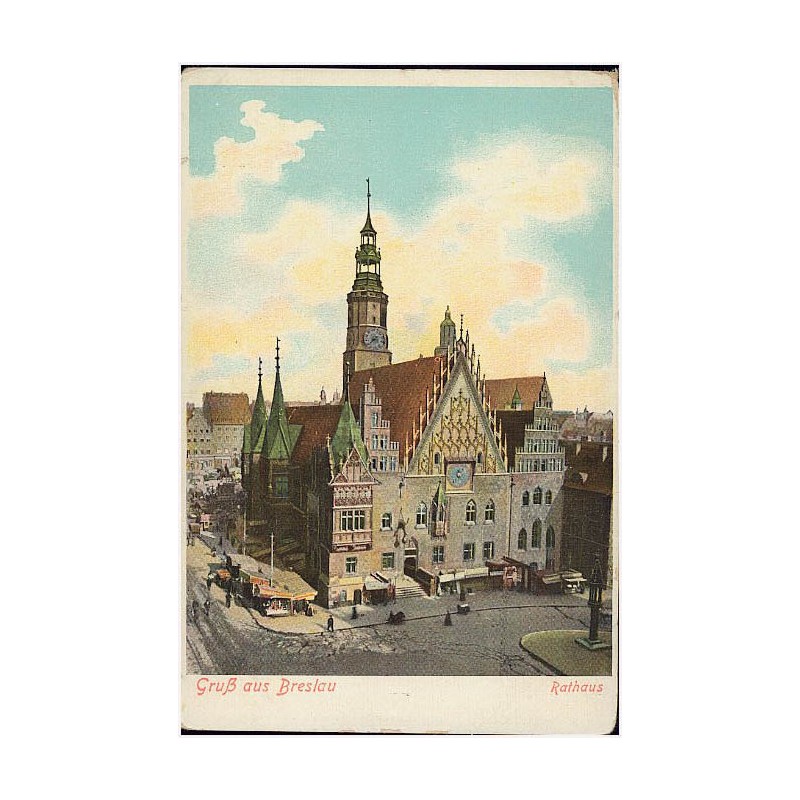 Gruß aus Breslau. Rathaus