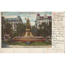 Posen. Königsplatz mit Perseusbrunnen