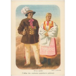 Strój spiski l' Atlas des costumes populaires polonais mal. J. Karolak