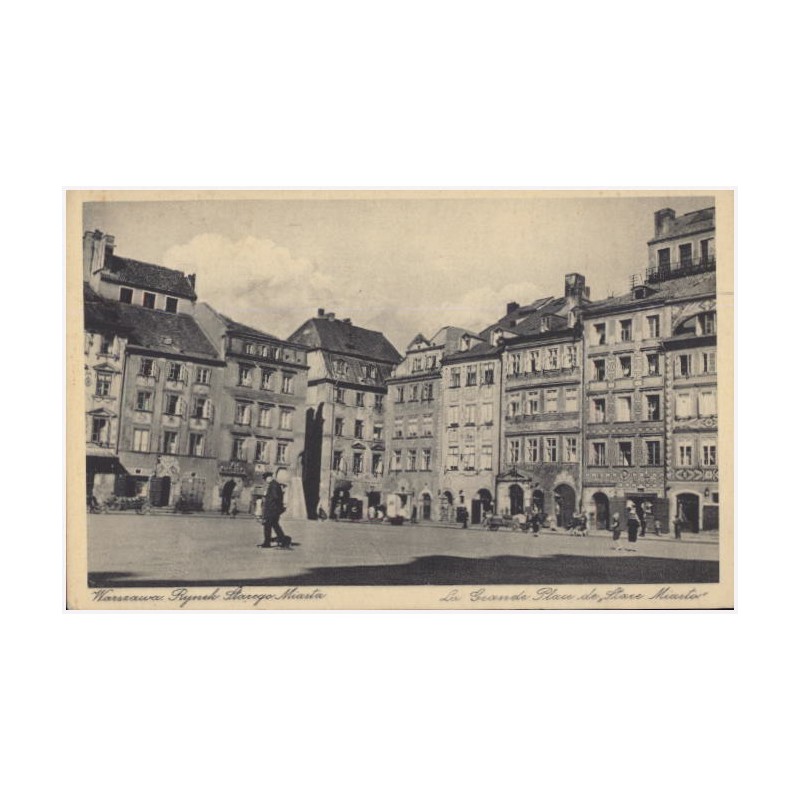 Warszawa. Rynek Starego Miasta - Le Grande Place de "Stare Miasto"