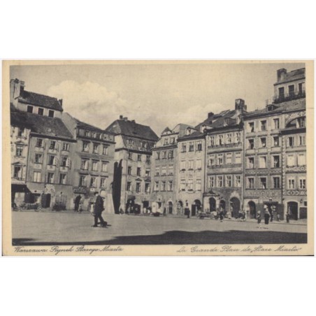 Warszawa. Rynek Starego Miasta - Le Grande Place de "Stare Miasto"