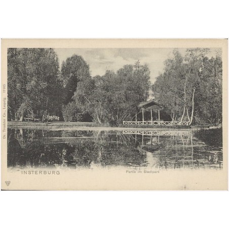 Insterburg. Partie im Stadtpark