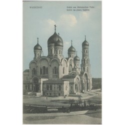 Warschau. Sobór am Sächsischen Platz. Sobór na placu Saskim