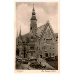 Breslau. Das Rathaus, Ostseite