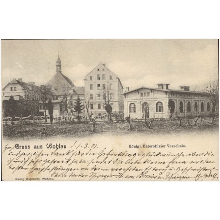 Gruss aus Wohlau. Königl. Unteroffizier Vorschule