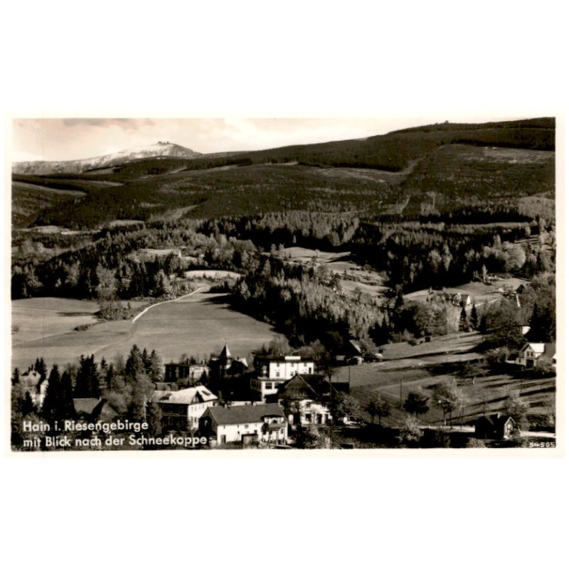 Hain i. Riesengebirge mit Blick nach der Schneekoppe 54505