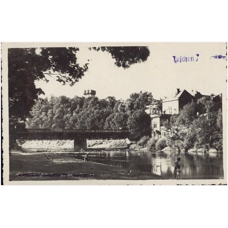 Teschen. Cieszyn - Most graniczny i wieża Piastowska