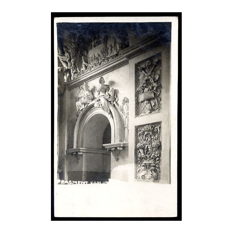 Fragment kaplicy / Rewers: Kościół Św. Piotra i Pawła w Wilnie. Eglise de S-nts Pierre at Paul á Vilno (Pologne)