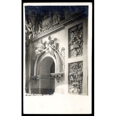 Fragment kaplicy / Rewers: Kościół Św. Piotra i Pawła w Wilnie. Eglise de S-nts Pierre at Paul á Vilno (Pologne)