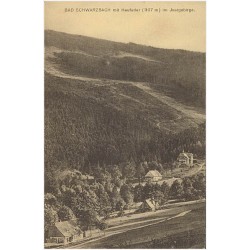 Bad-Schwarzbach mit Heufuder (1107 m) im Isergebirge