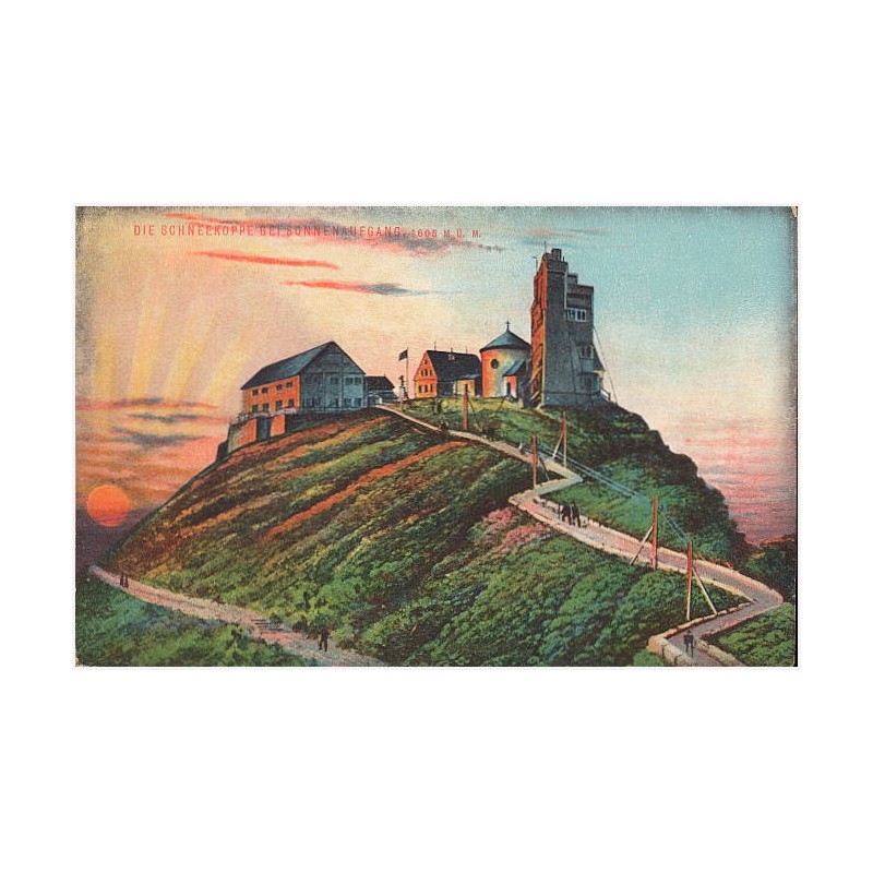 Die Schneekoppe bei Sonnenaufgang, 1605 M Ü. M