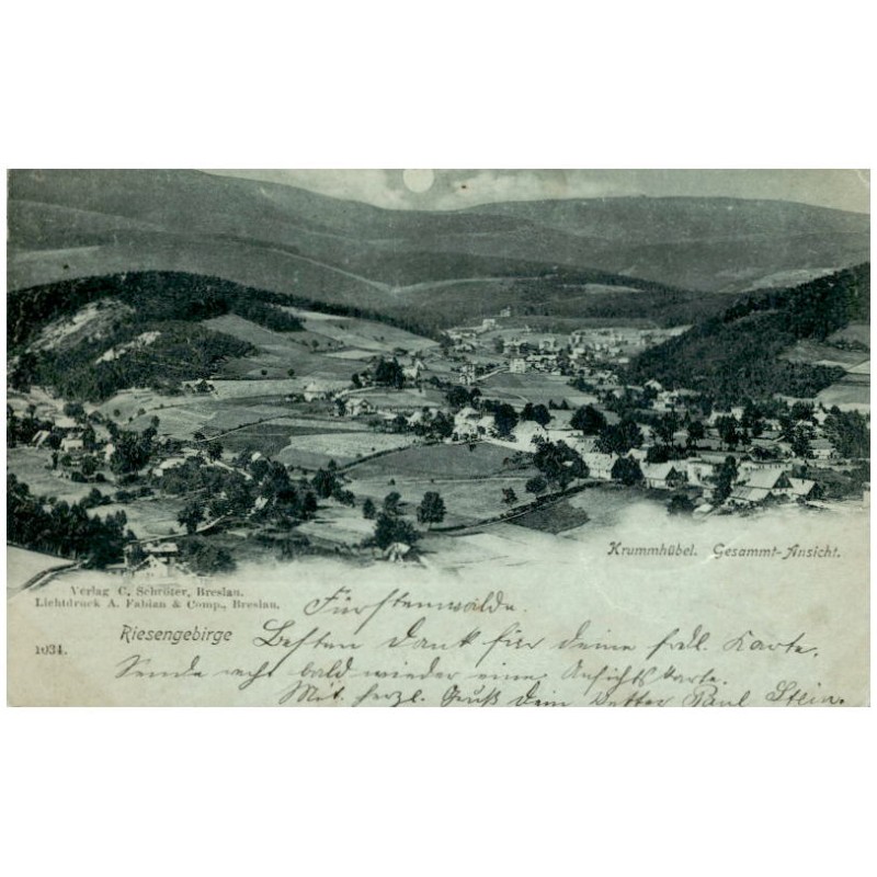 Riesengebirge. Krummhübel. Gesammt-Ansicht. 1034.