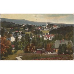 Schreiberhau. Gegend am Lindenhof mit Blick nach der kath. Kirche