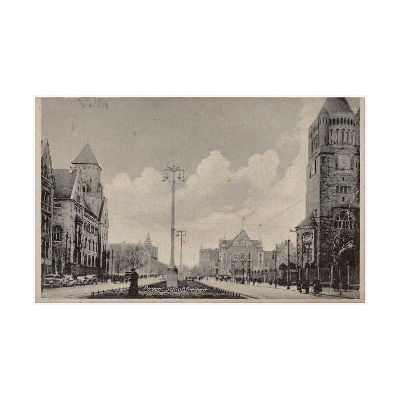 Posen. Schloßfreiheit. Posen/Deutsch. Gauhauptstadt des Warthelandes