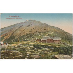Riesengebirge. Schneekoppe mit Riesenbaude